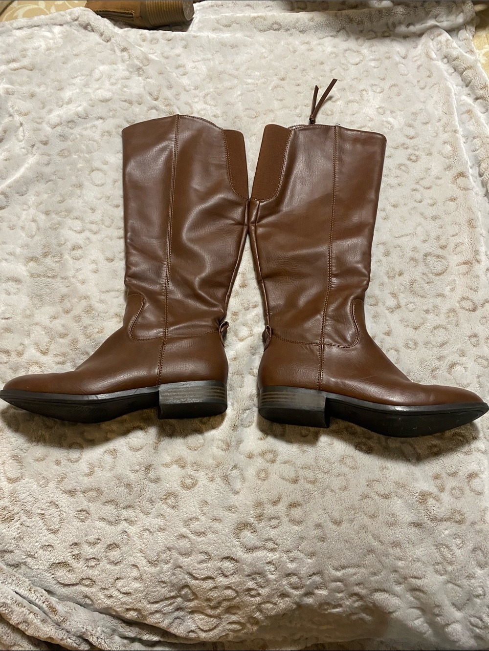 Target Brown Tall Zip Riding Boots - Picture 2 of 4